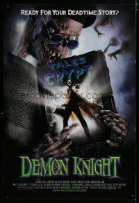 5y222 DEMON KNIGHT advance DS 1sh '95 Billy Zane, Tales from the Crypt, Crypt-Keeper, Billy Zane!