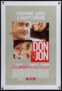 5y236 DON JON advance DS 1sh '13 Joseph Gordon-Levitt, Scarlett Johansson, Julianne Moore!