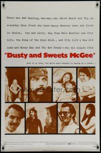 5y239 DUSTY & SWEETS MCGEE 1sh '71 Clifton Tip Fredell, Nancy Wheeler, drugs & addicts!