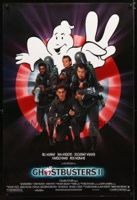 5y319 GHOSTBUSTERS 2 1sh '89 Bill Murray, Dan Aykroyd, Harold Ramis, Ivan Reitman