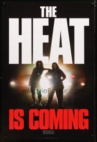 5y361 HEAT style A teaser DS 1sh '13 Sandra Bullock, Melissa McCarthy, wacky buddy cop action!