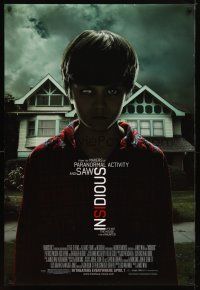 5y410 INSIDIOUS advance DS 1sh '10 Patrick Wilson, Rose Byrne, it's not the house that's haunted!