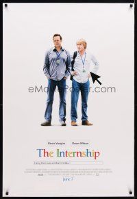 5y412 INTERNSHIP style A advance DS 1sh '13 Vince Vaughn & Owen Wilson work at Google!