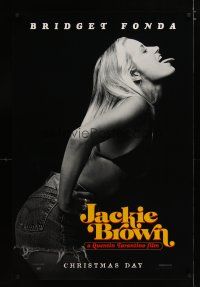 5y423 JACKIE BROWN teaser 1sh '97 Quentin Tarantino, image of sexy Bridget Fonda!