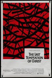 5y452 LAST TEMPTATION OF CHRIST DS 1sh '88 directed by Martin Scorsese, Willem Dafoe as Jesus!