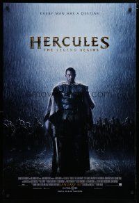 5y456 LEGEND OF HERCULES advance DS 1sh '14 Kellan Lutz in title role, the legend begins!