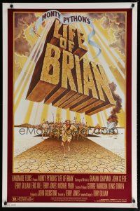 5y467 LIFE OF BRIAN 1sh '79 Monty Python, he's not the Messiah, he's just a naughty boy!