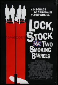 5y476 LOCK, STOCK & TWO SMOKING BARRELS 1sh '98 Guy Ritchie, Jason Flemyng, cool art!