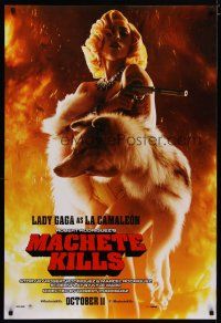 5y495 MACHETE KILLS teaser DS 1sh '13 image of sexy Lady Gaga as La Camaleon!