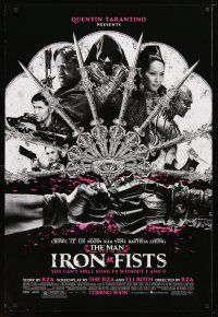 5y505 MAN WITH THE IRON FISTS advance DS 1sh '12 Russell Crowe, Cung Le, sexy Lucy Liu!