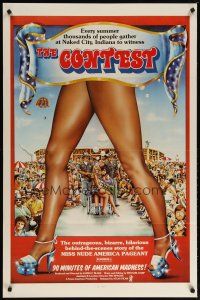 5y531 MISS NUDE AMERICA 1sh '76 The Contest, 90 minutes of American madness!