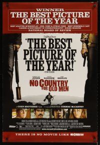 5y554 NO COUNTRY FOR OLD MEN DS awards 1sh '07 Joel & Ethan Coen, Javier Bardem, Josh Brolin!