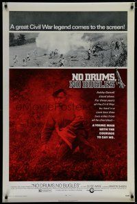 5y556 NO DRUMS NO BUGLES 1sh '71Martin Sheen's a Civil War conscientious objector living in a cave