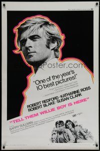 5y738 TELL THEM WILLIE BOY IS HERE 1sh '70 Robert Redford, Katharine Ross, Indian Robert Blake