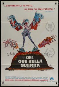 6a299 OH WHAT A LOVELY WAR Argentinean '69 Richard Attenborough's wacky World War II musical!