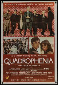 6a306 QUADROPHENIA Argentinean '79 great image of The Who & Sting, English rock & roll!