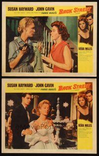 6b852 BACK STREET 2 LCs '61 Susan Hayward & John Gavin romantic images, Vera Miles!