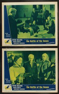 6b592 BATTLE OF THE SEXES 7 LCs '60 Peter Sellers, Robert Morley, Constance Cummings!