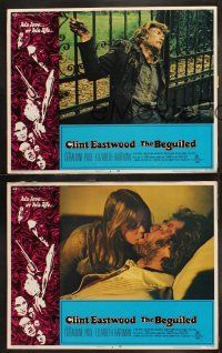 6b773 BEGUILED 3 LCs '71 cool images of Clint Eastwood, directed by Don Siegel!