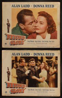 6b593 BEYOND GLORY 7 LCs '48 West Point cadet Alan Ladd & pretty Donna Reed!