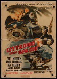 6d744 THIS ISLAND EARTH Italian photobusta '55 Faith Domergue, Jeff Morrow, sci-fi classic!