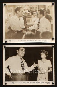 6j944 KEY LARGO 2 8x10 stills R53 Edward G. Robinson, with Humphrey Bogart & Claire Trevor!