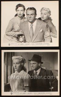 6j945 KISS TOMORROW GOODBYE 2 8x10 stills '50 James Cagney with Barbara Payton & Helena Carter!