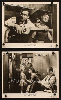 6j983 THREE STRANGE LOVES 2 8x10 stills R61 Ingmar Bergman's Torst, Eva Henning!