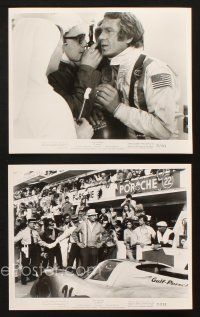 6j515 LE MANS 8 8x10 stills '71 great images of race car driver Steve McQueen & cars on track!