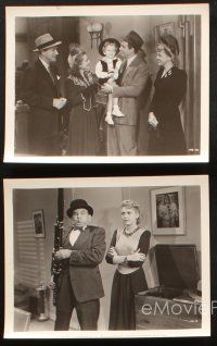 6j692 MELODY LANE 5 8x10 stills '41 Baby Sandy, Leon Erroll, Anne Gwynne, Robert Paige