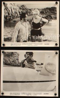 6j859 MONSTER FROM THE OCEAN FLOOR 3 8x10 stills '54 sexy Anne Kimbell on beach, boat images!