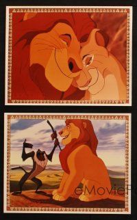 6j083 LION KING 8 color 8x10 stills '94 classic Disney cartoon set in Africa, great images!