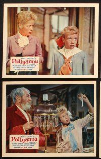 6j101 POLLYANNA 8 color English FOH LCs '61 Hayley Mills, Jane Wyman, Disney, cool images!