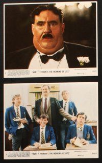 6j088 MONTY PYTHON'S THE MEANING OF LIFE 8 8x10 mini LCs '83 Chapman, Cleese, Jones, Idle, Palin!