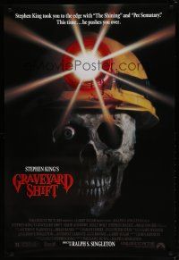 6m340 GRAVEYARD SHIFT 1sh '90 Stephen King, Brad Dourif, creepy image of dead miner!