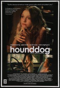 6m406 HOUNDDOG advance 1sh '07 Piper Laurie, David Morse, Dakota Fanning w/snake!