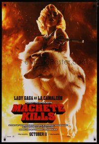 6m527 MACHETE KILLS teaser DS 1sh '13 image of sexy Lady Gaga as La Camaleon!