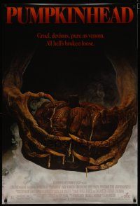 6m658 PUMPKINHEAD 1sh '88 directed by Stan Winston, Lance Henriksen in a grim fairy tale!