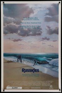 6m686 RUSSKIES 1sh '87 Joaquin Phoenix billed as Leaf, Whip Hubley, Peter Billingsley!