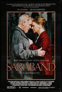 6m693 SARABAND 1sh '03 Ingmar Bergman, Liv Ullmann, Erland Josephson!