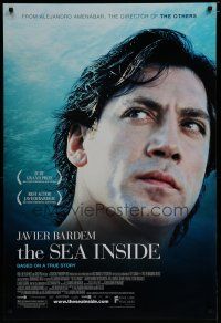 6m702 SEA INSIDE DS 1sh '04 Mar Adentro, cool close-up of Javier Bardem!