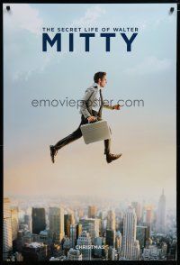 6m706 SECRET LIFE OF WALTER MITTY style A teaser DS 1sh '13 image of Ben Stiller over city!