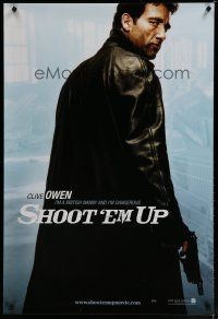 6m715 SHOOT 'EM UP teaser 1sh '07 Clive Owen, I'm a British nanny and I'm dangerous!