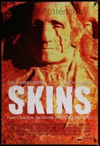 6m722 SKINS 1sh '02 Graham Greene, Schweig, George Washington w/tears of blood on Mt Rushmore!