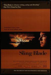 6m724 SLING BLADE 1sh '96 great image of star & director Billy Bob Thornton as Carl!