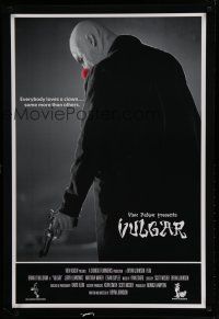 6m813 VULGAR 1sh '00 Brian O'Halloran in title role, image of creepy clown with gun!