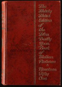 6p292 FILM DAILY YEARBOOK OF MOTION PICTURES hardcover book '51 filled with information!