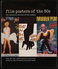 6p295 FILM POSTERS OF THE 50s hardcover book '00 loaded with great color images!