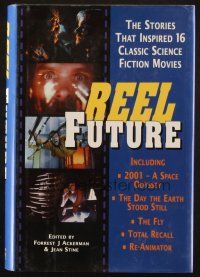 6p386 REEL FUTURE hardcover book '94 stories that inspired classic science fiction movies!