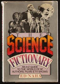 6p395 SCIENCE FICTIONARY hardcover book '80 an A-Z guide to the world of sci-fi authors & more!